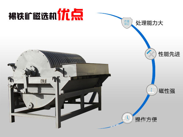 褐铁矿磁选机优点